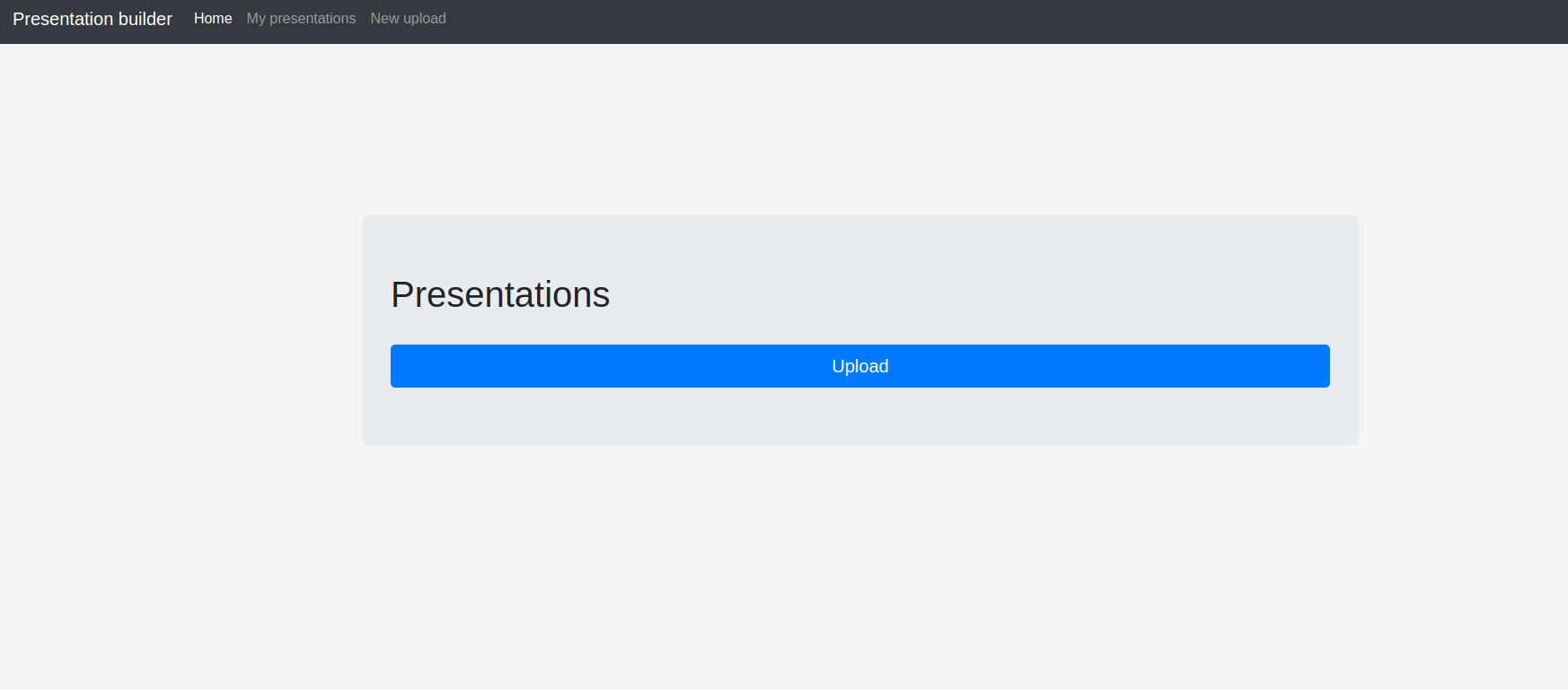 Vanhackaton -  Presentation builder gallery image