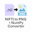 NIfTI to PNG + NumPy Converter (.exe)