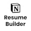 Notion Resume Builder