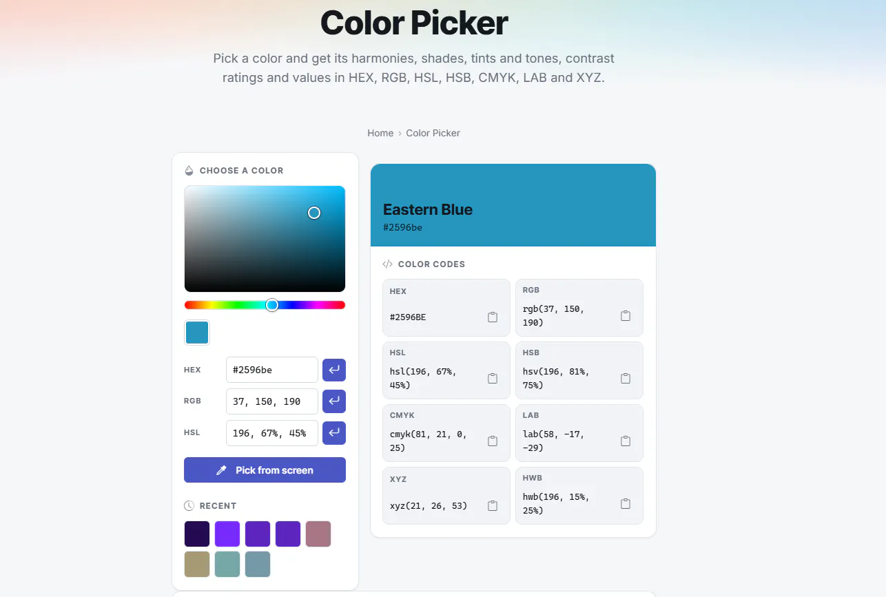 ImgColorPicker.org gallery image
