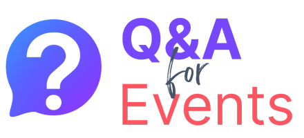 Q&A Events - Main product screenshot demonstrating key features and user interface
