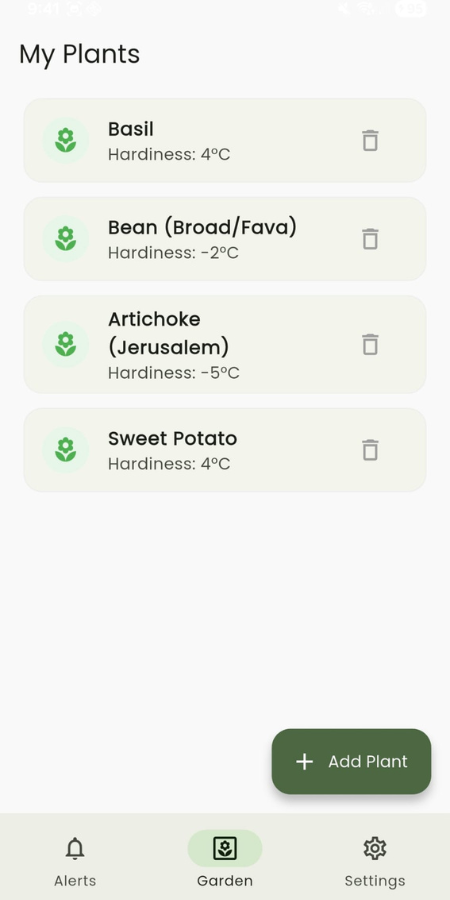 My Cozy Plant - Screenshot 2 showing product features and functionality