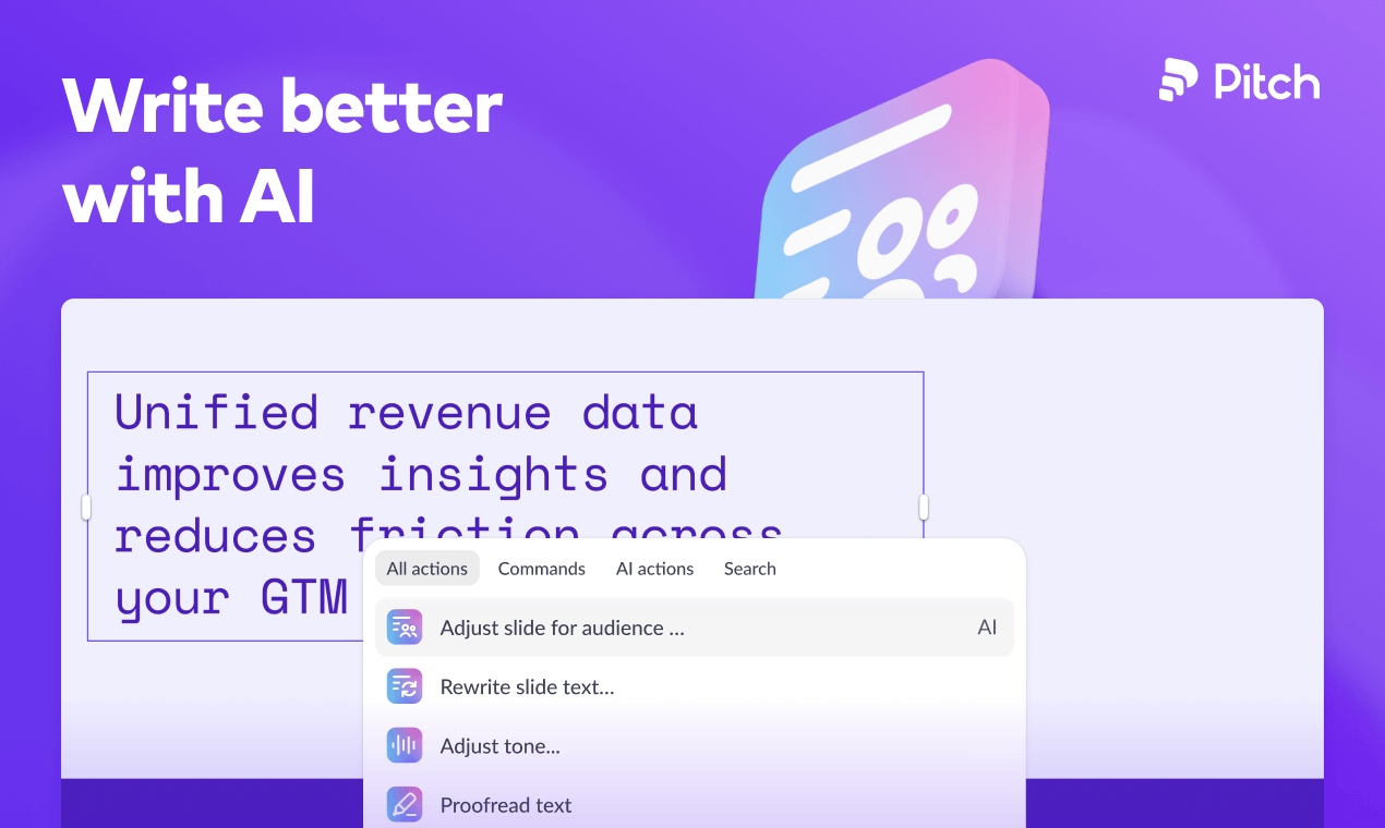 Pitch AI Actions gallery image