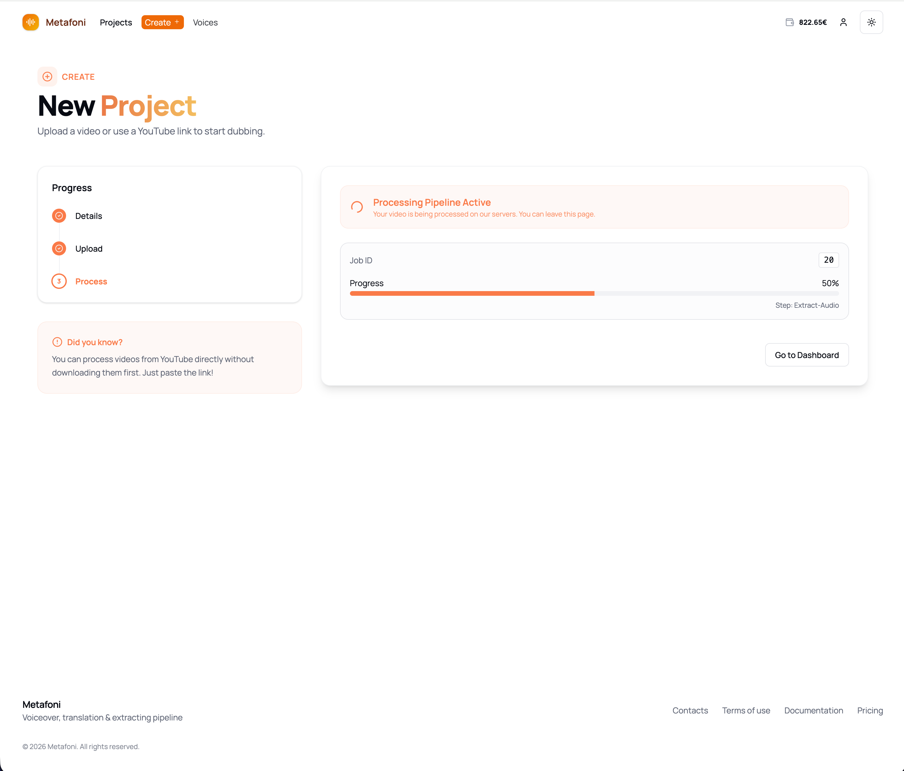 Metafoni - Screenshot 3 showing product features and functionality