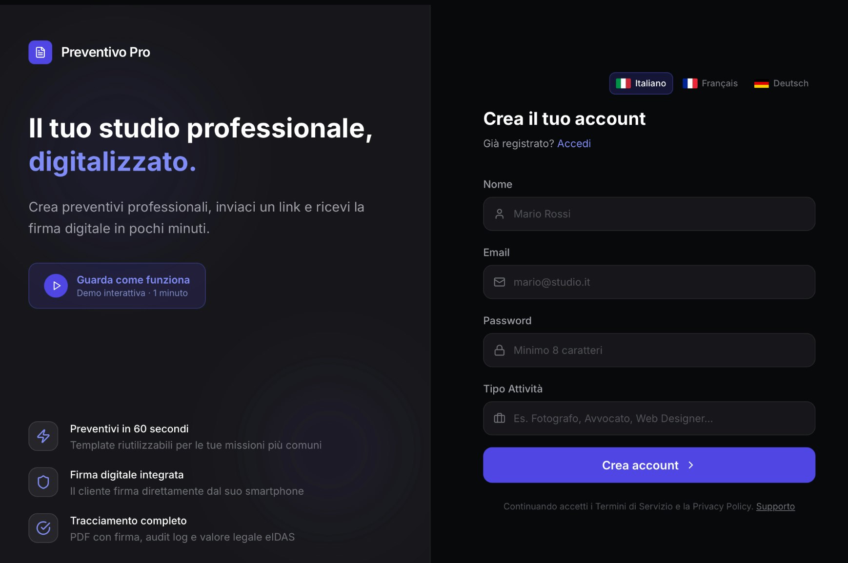 Preventivo Pro