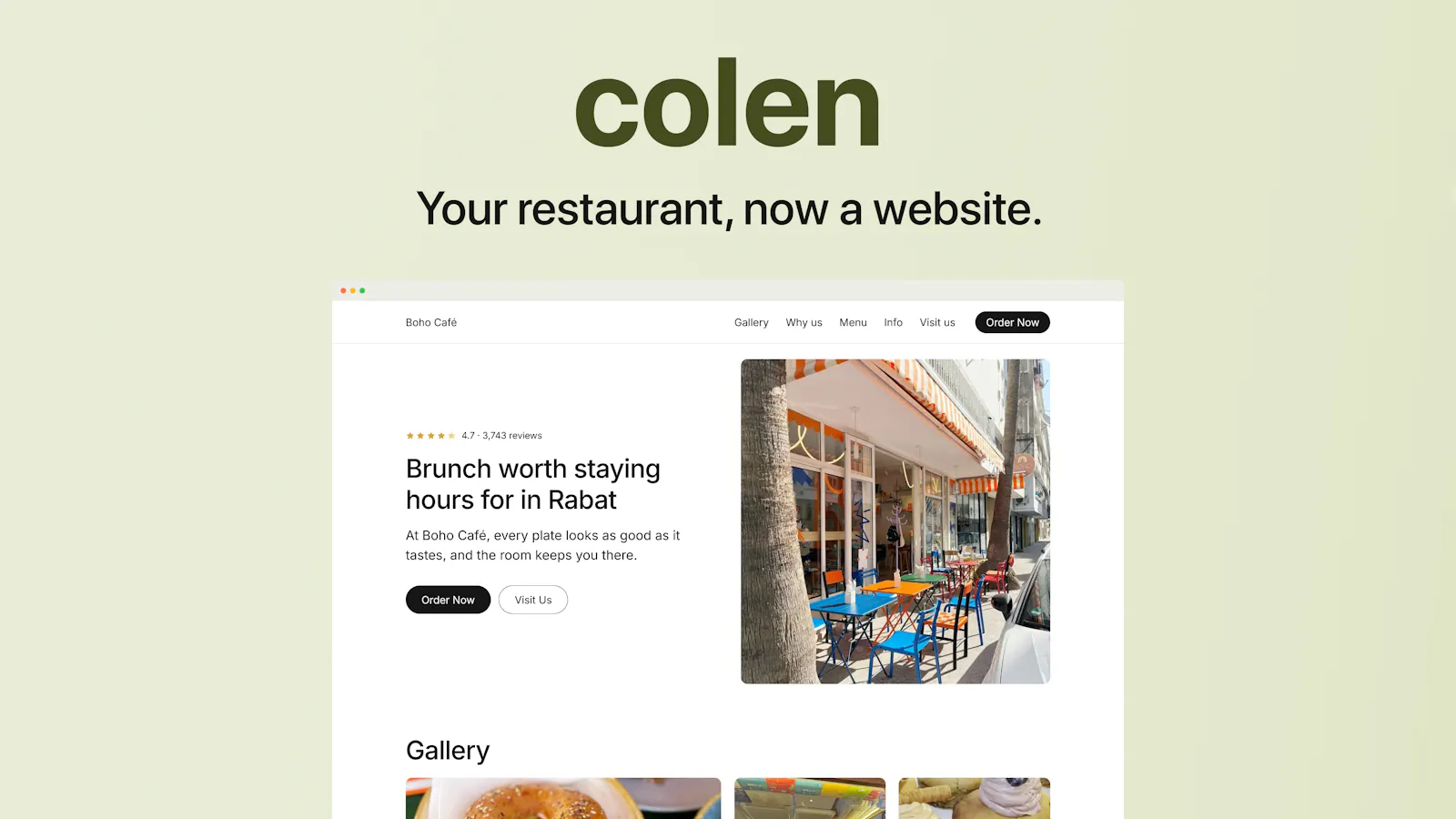 Colen screenshot 1