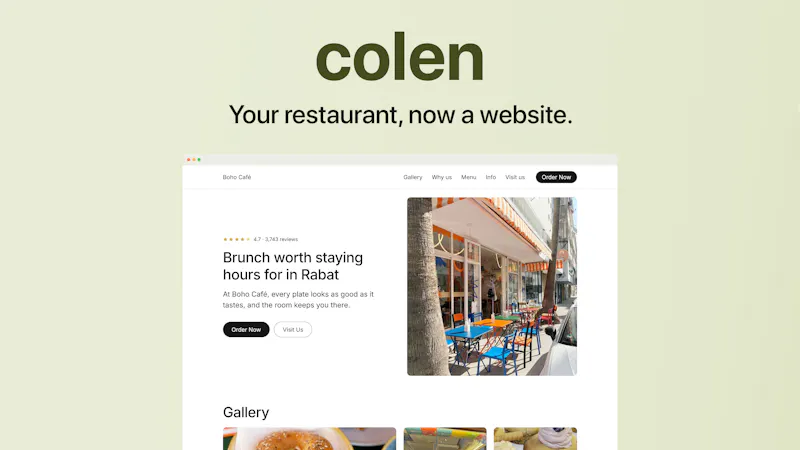 Colen screenshot 1