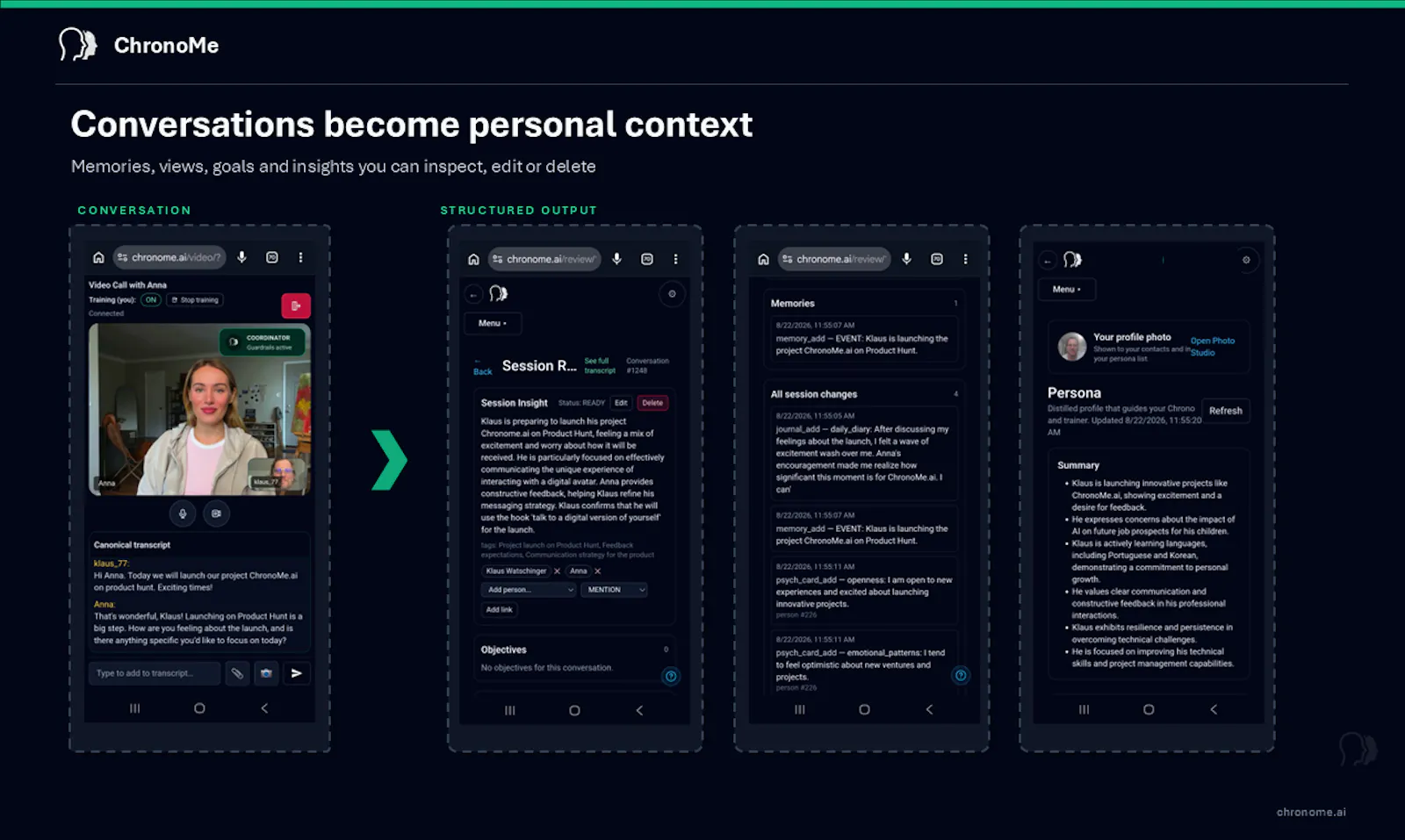 ChronoMe screenshot 2