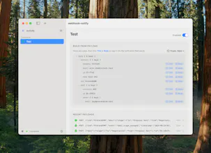 Webhook Notifications gallery image