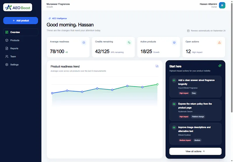 AEO Boost screenshot 1