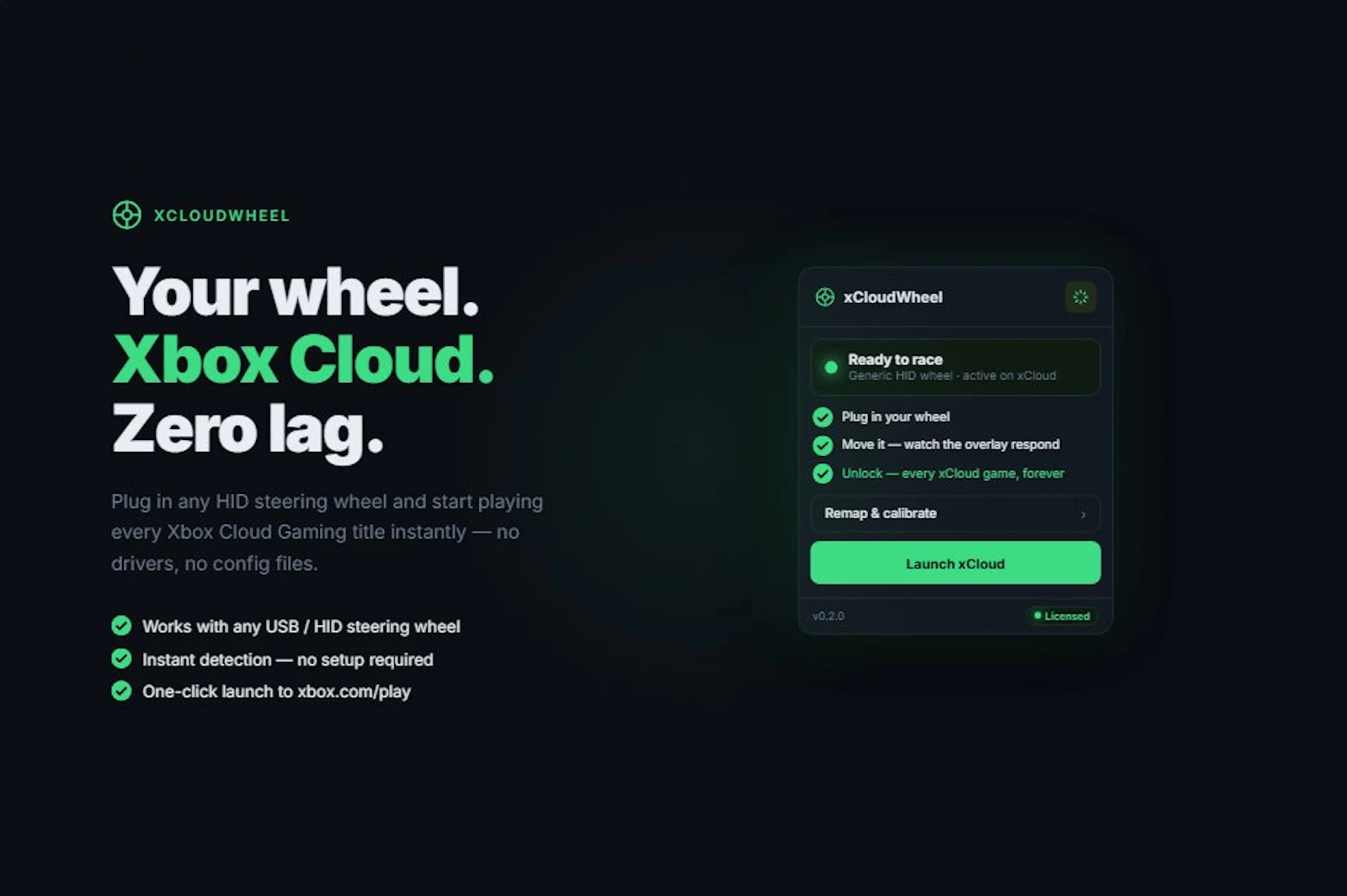 xCloudWheel screenshot 1