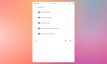 One Task X gallery image