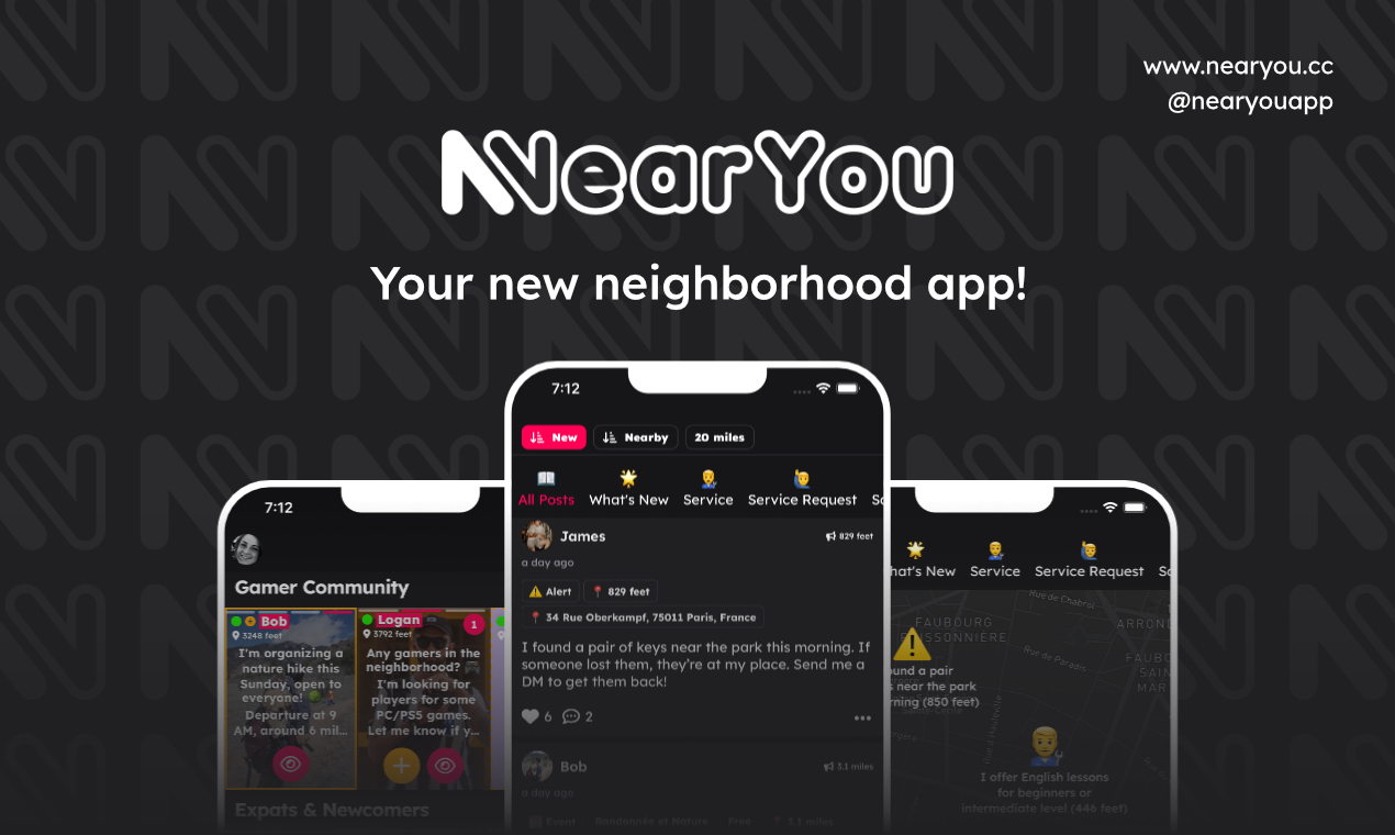 Média Près de - Le réseau social pour vos connexions locales 2