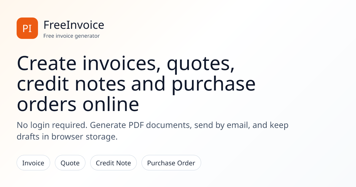 FreeInvoice gallery image