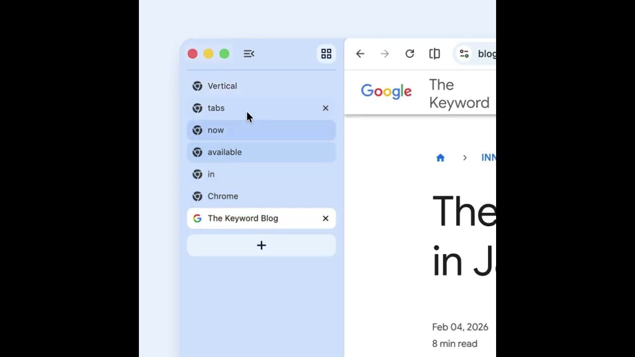 Google Chrome Vertical Tabs gallery image