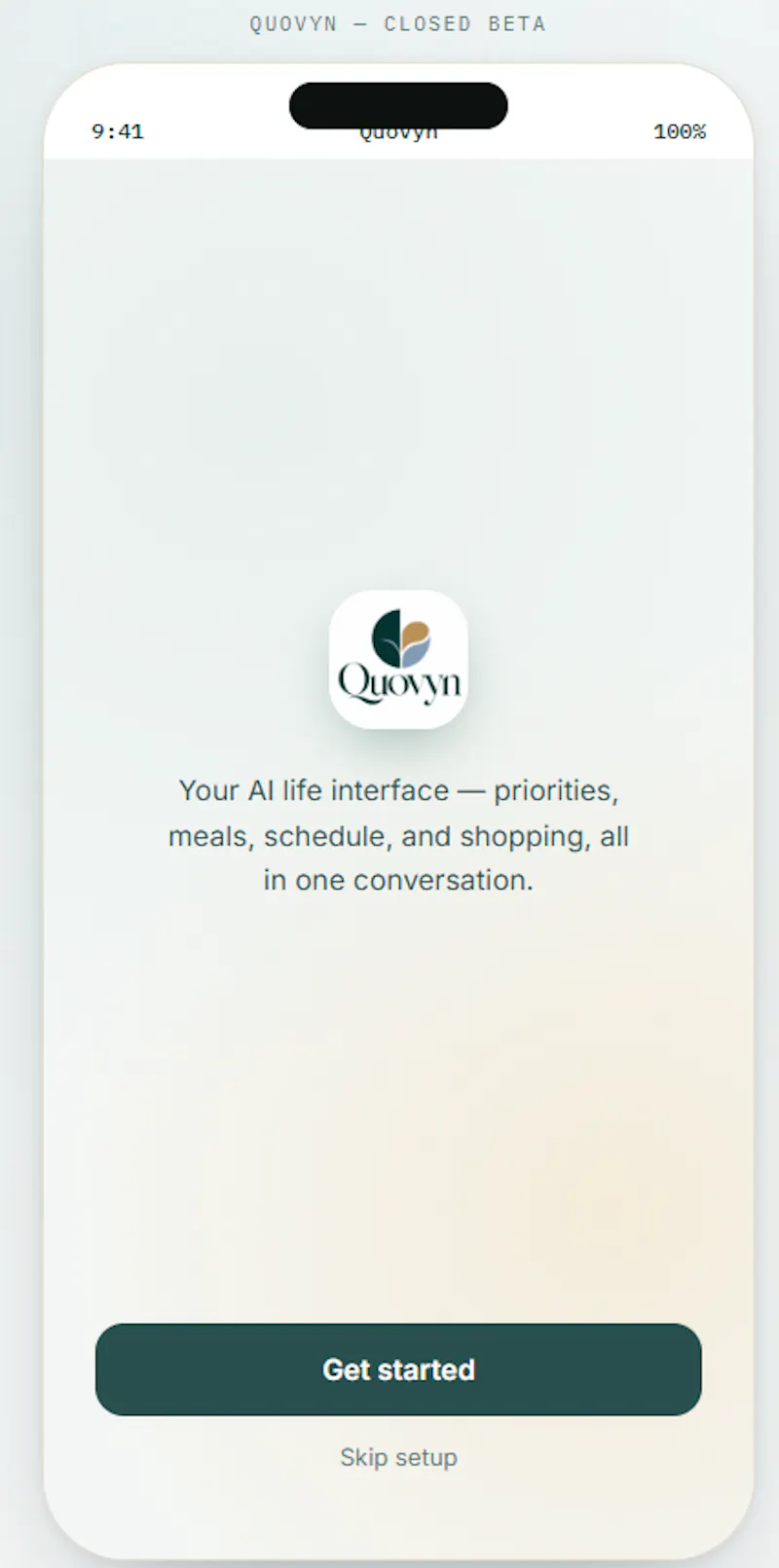 Quovyn screenshot 1