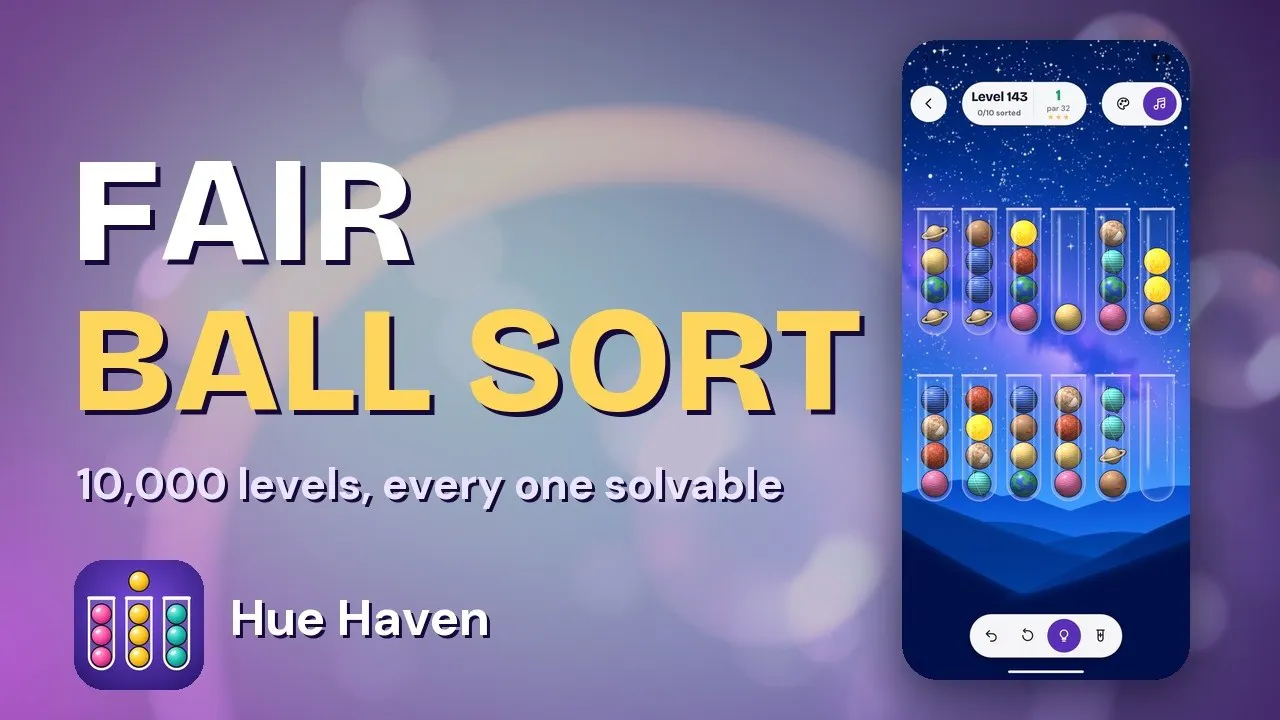 Hue Haven: Calm Ball Sort gallery image