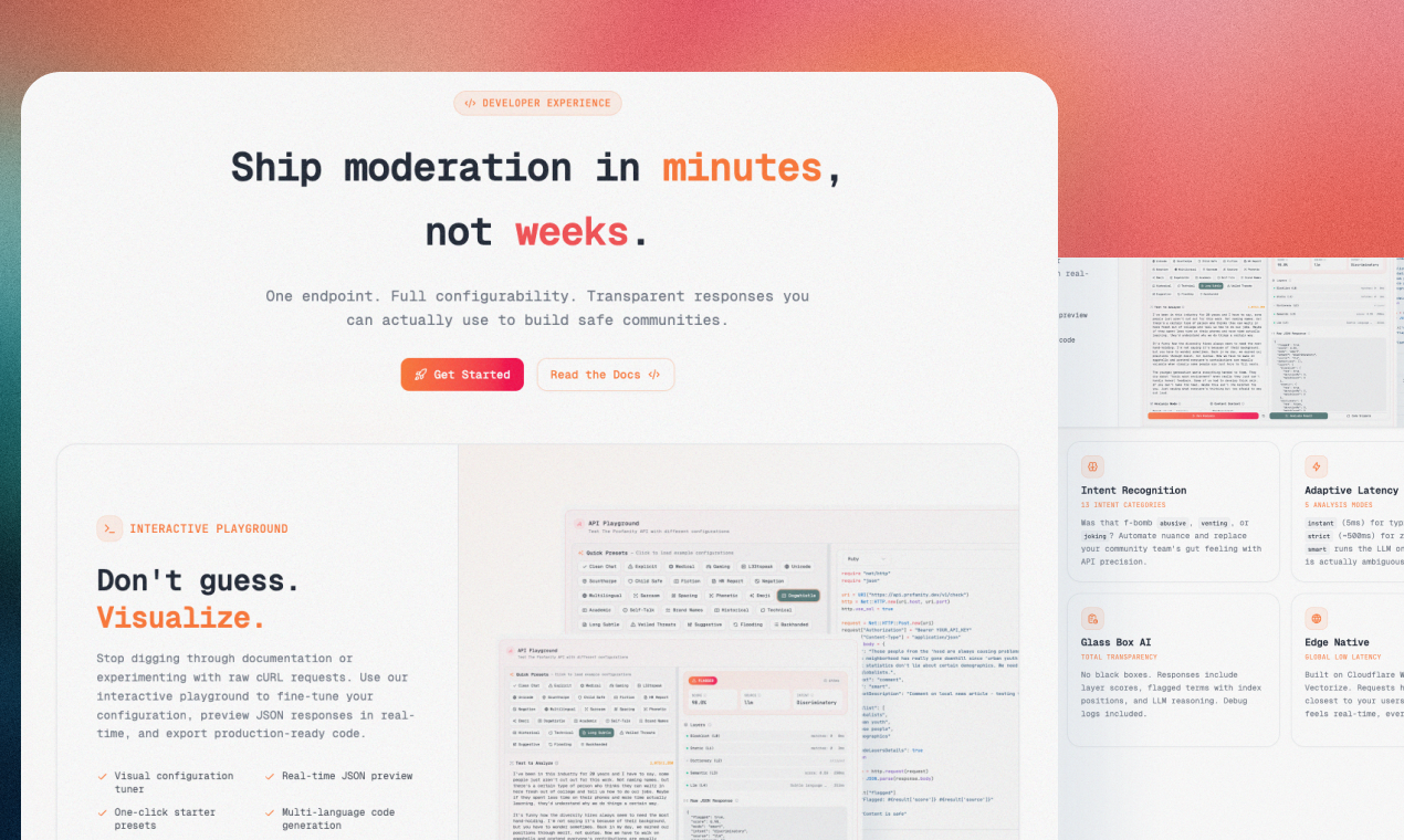 The Profanity API gallery image