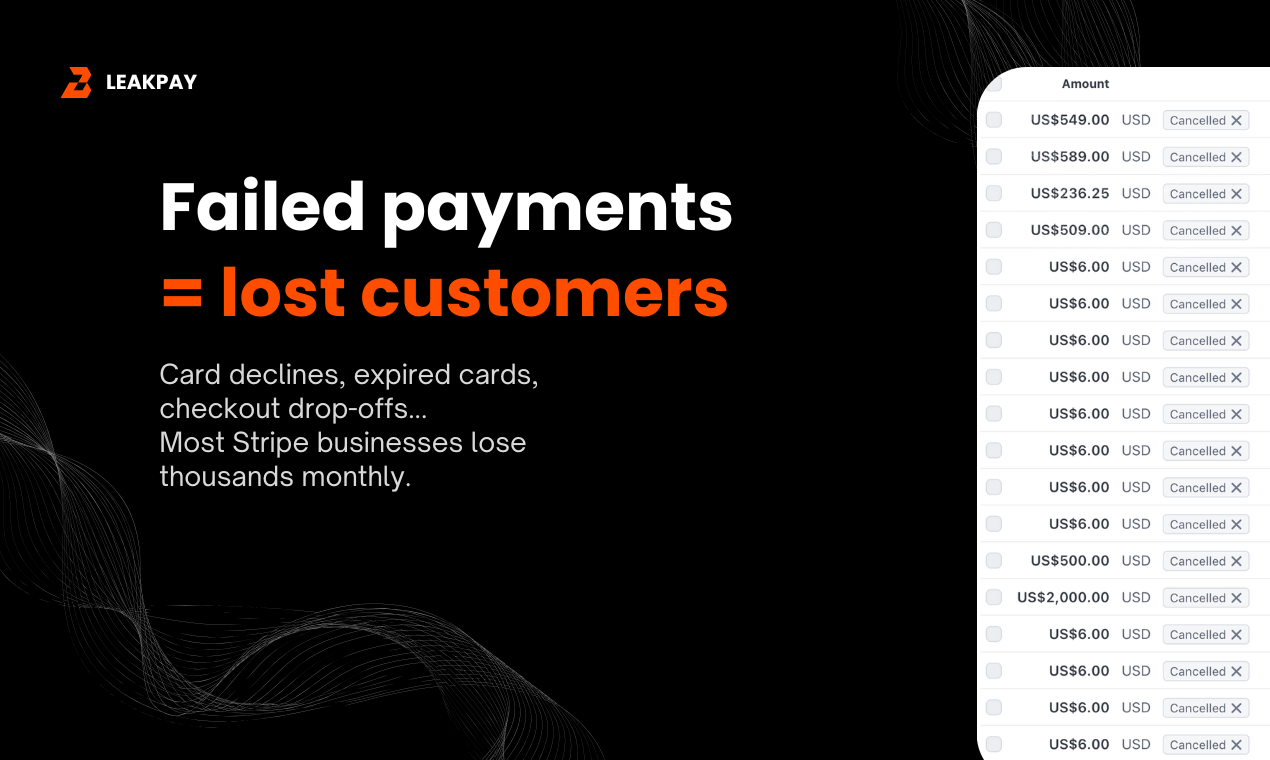 LeakPay - Recover Lost Stripe Sales media 2