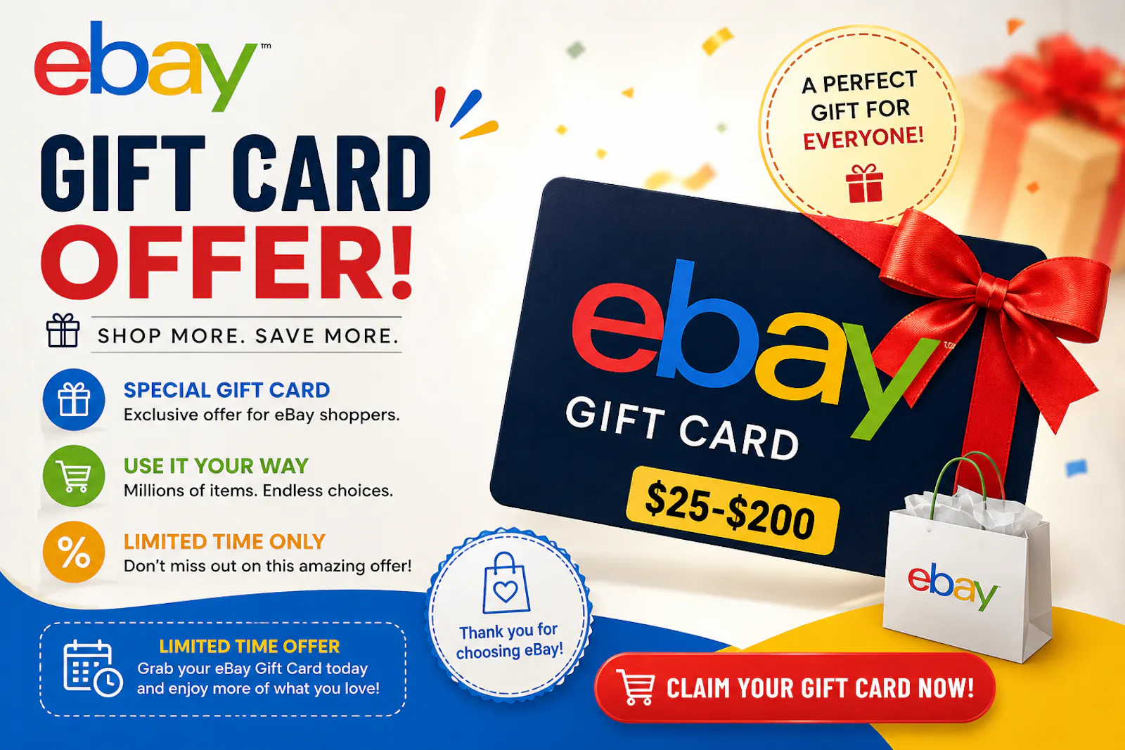 Special eBay Gift Card Offer screenshot 1