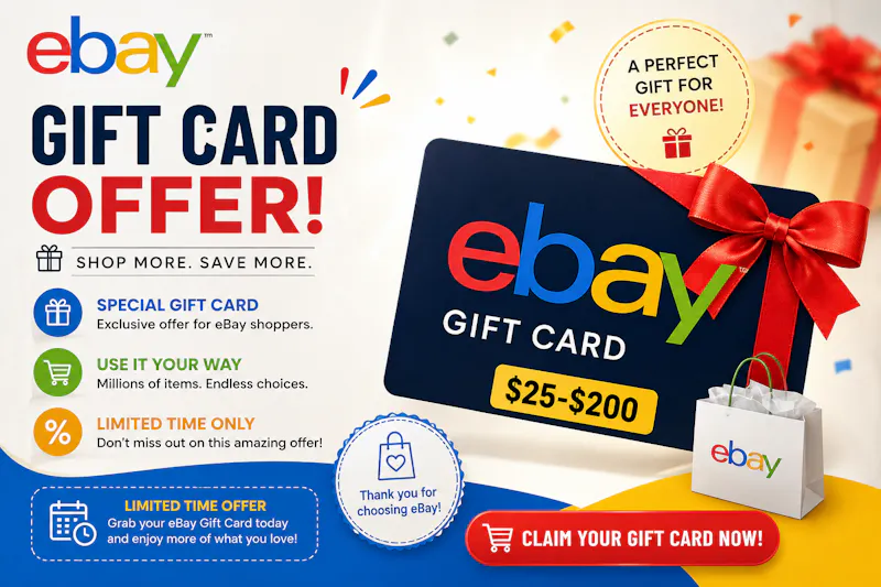 Special eBay Gift Card Offer screenshot 1