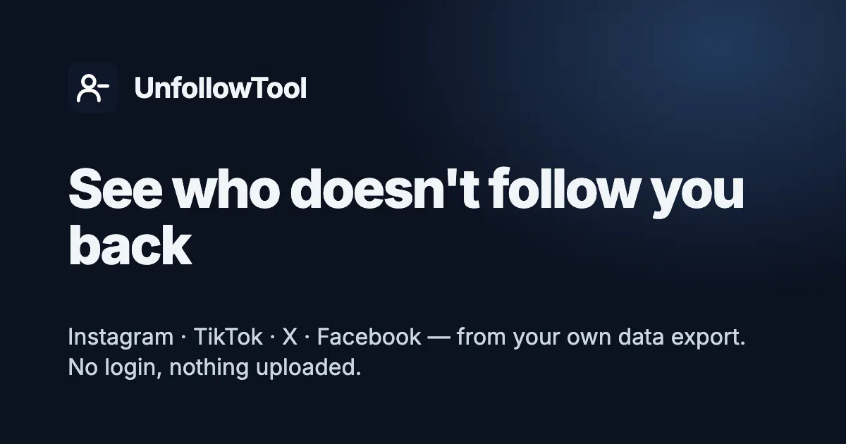 UnfollowTool gallery image