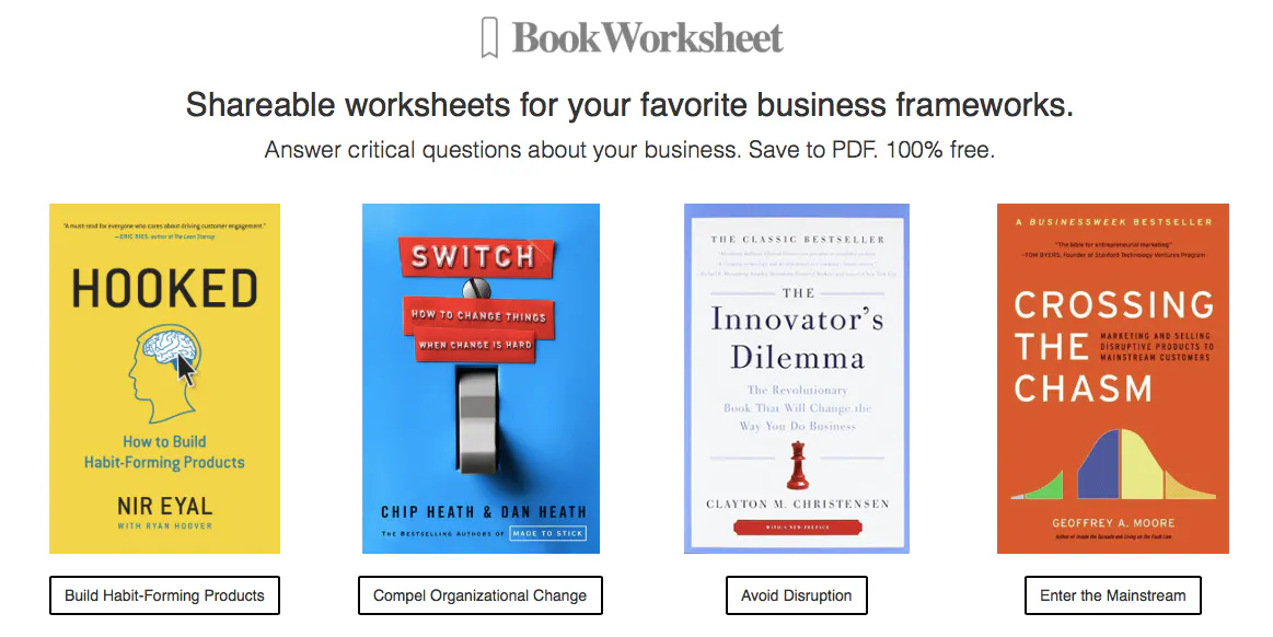 Book Worksheet