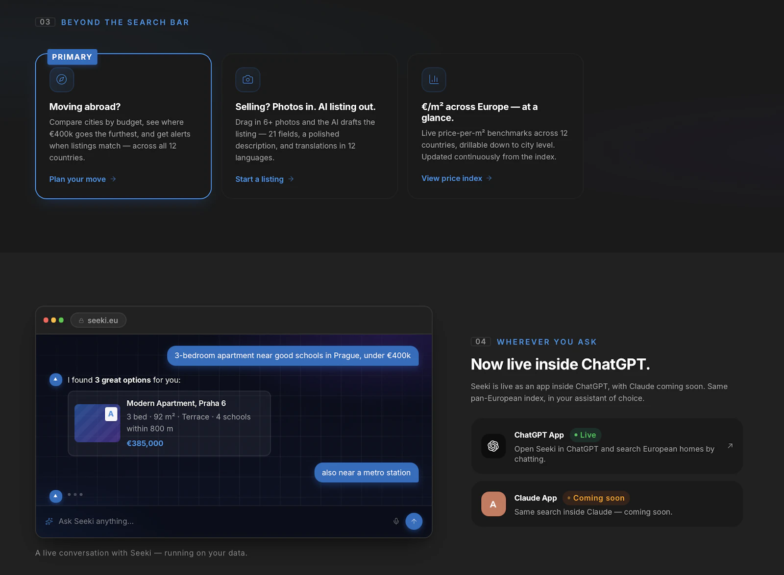 Seeki.eu screenshot 4