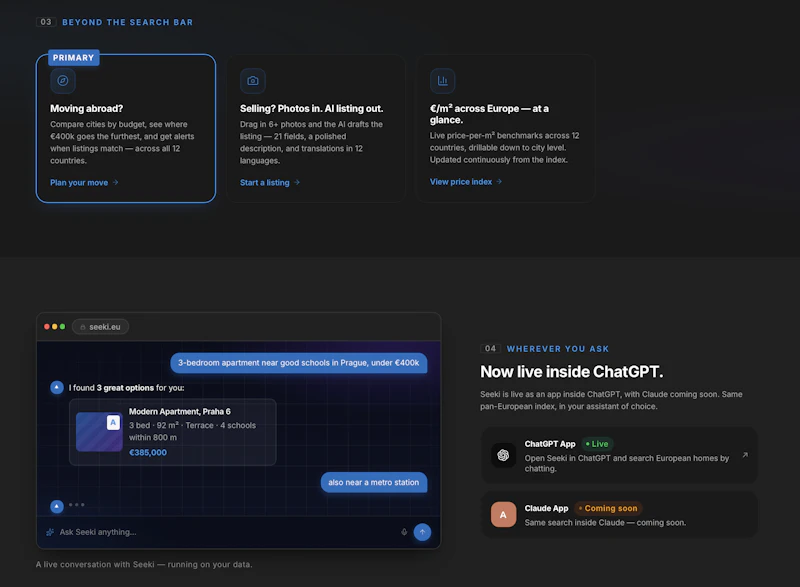 Seeki.eu screenshot 4