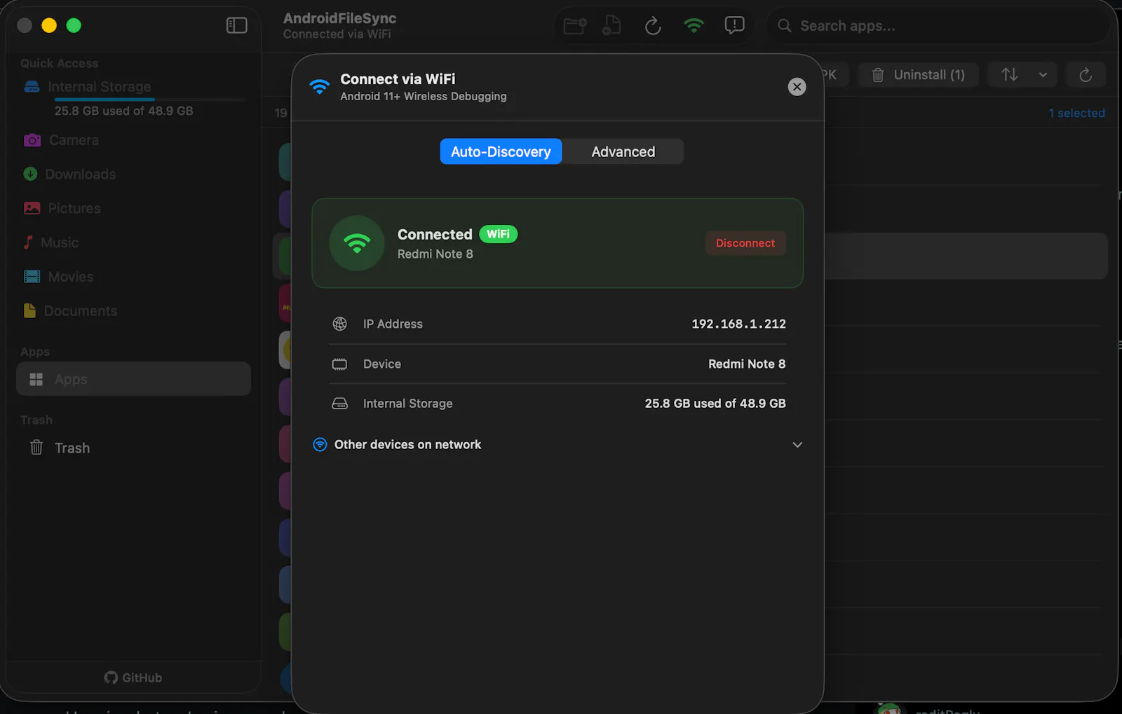 AndroidFileSync screenshot 5