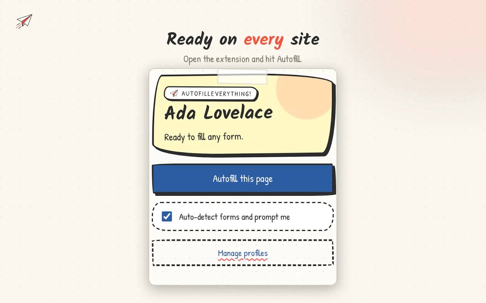 AutofillEverything! screenshot 3