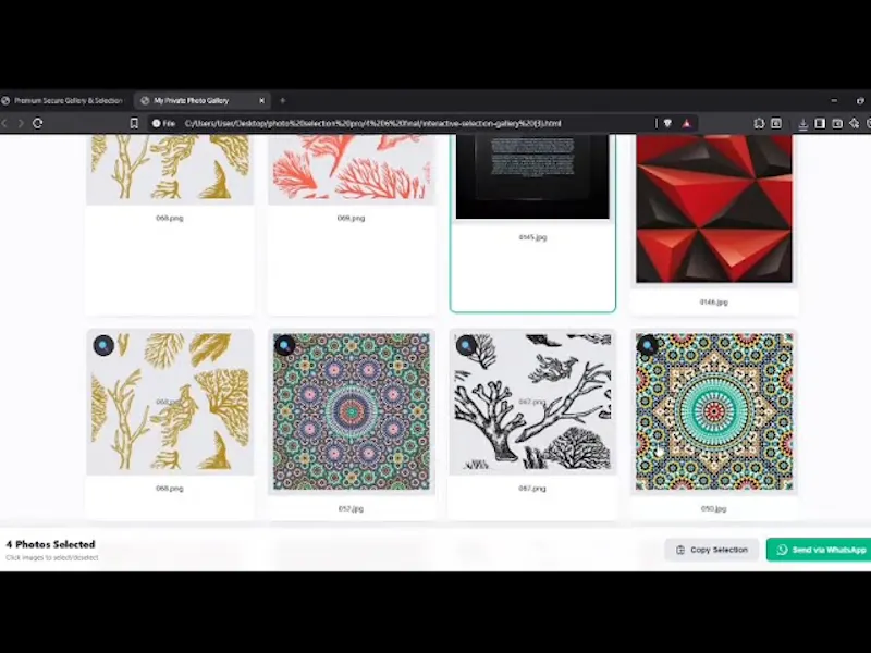 Selection gallery generater  screenshot 1 (video preview)