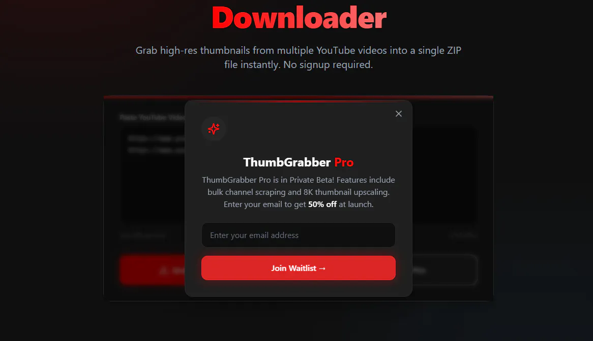 ThumbGrabber gallery image