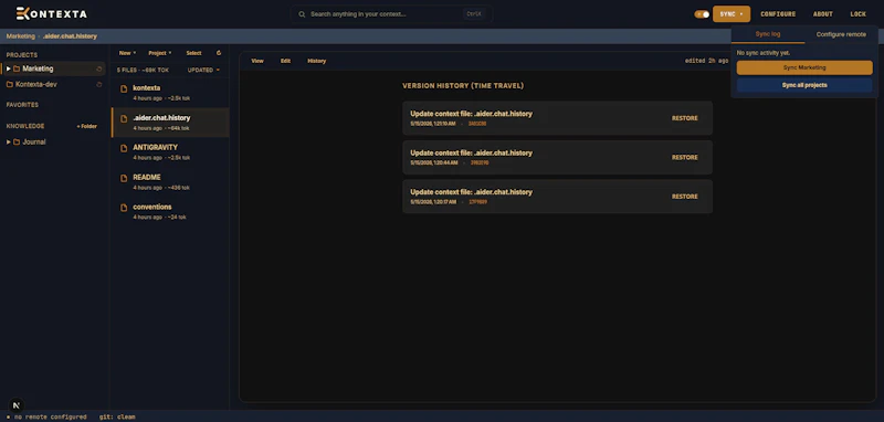 kontexta screenshot 3