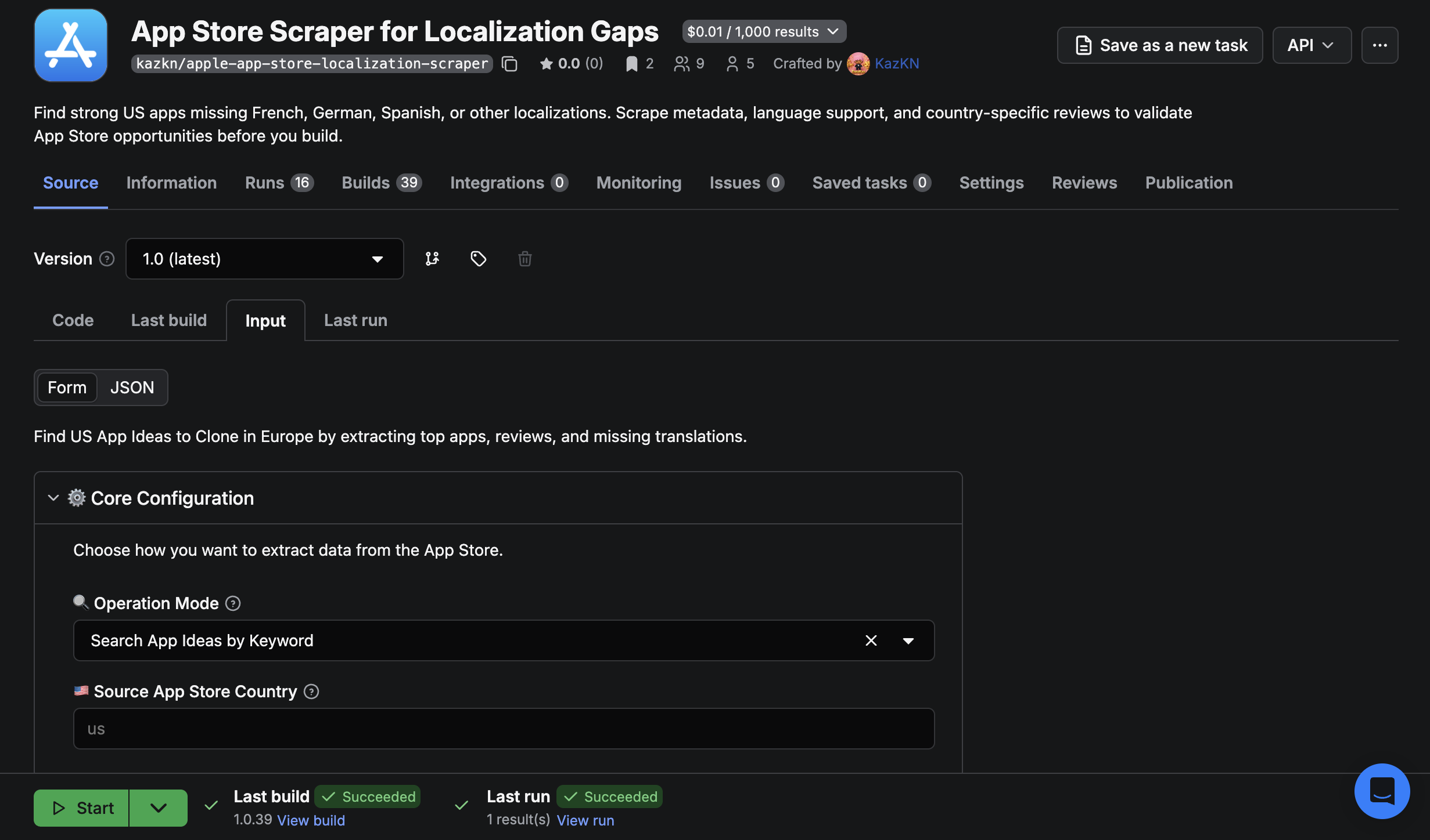 App Store Scraper for Localization Gaps gallery image