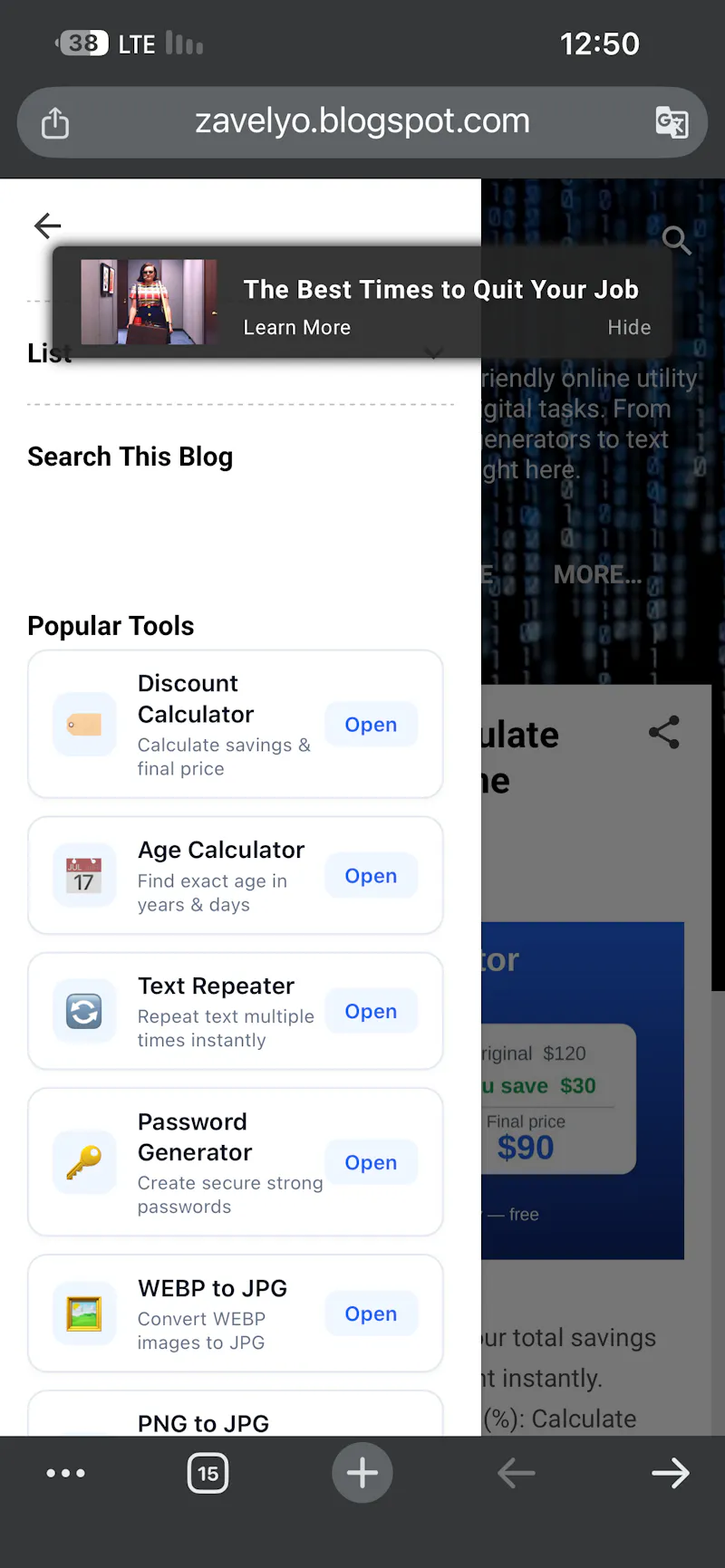 Zavelyo screenshot 2