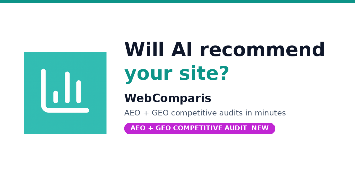 WebComparis - GEO/AEO gallery image