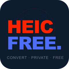 HEICfree - Product Hunt launch logo and brand identity