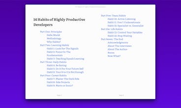 14 Habits of Highly Productive Developer gallery image
