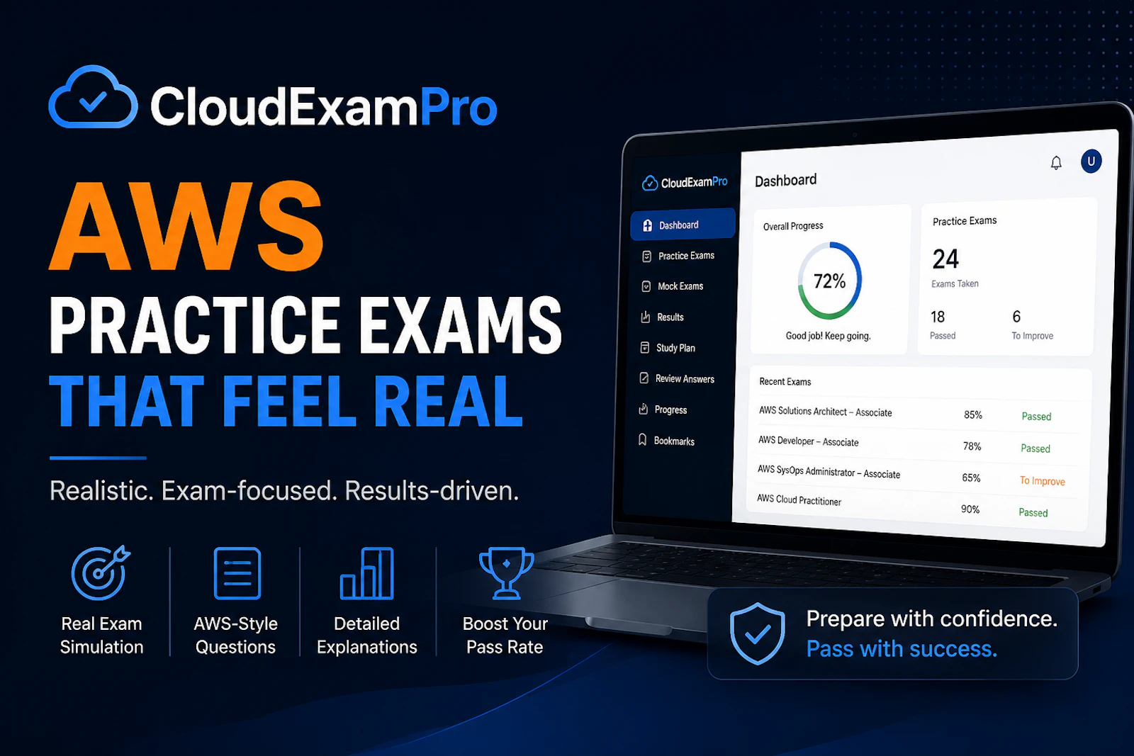 CloudExamPro screenshot 1