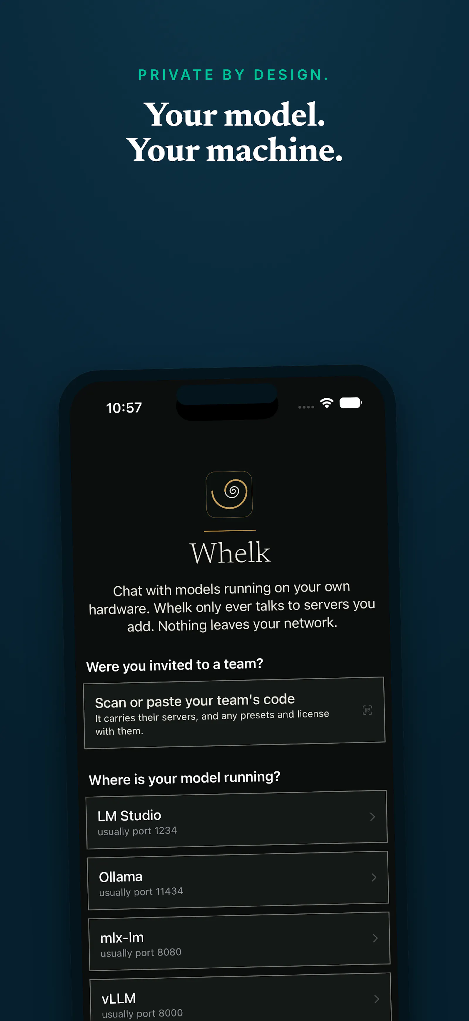 Whelk: Private AI Platform screenshot 1
