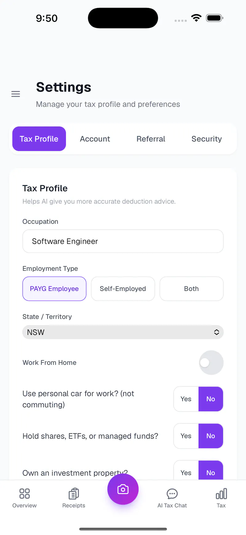 AuaTax AI screenshot 6