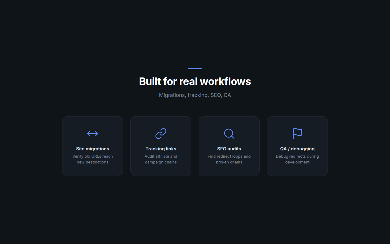 Redirect Inspector gallery image
