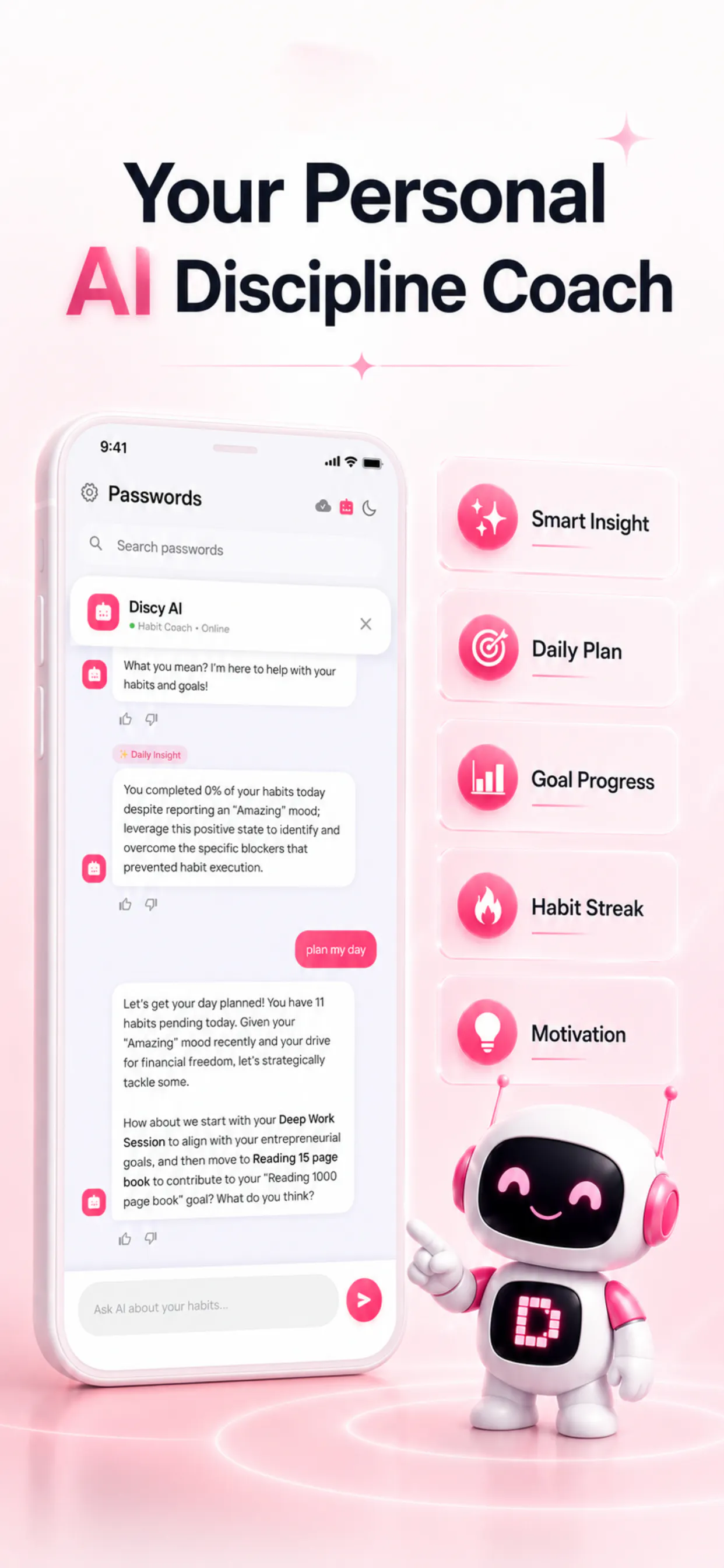 Discy - AI Life Tracker gallery image