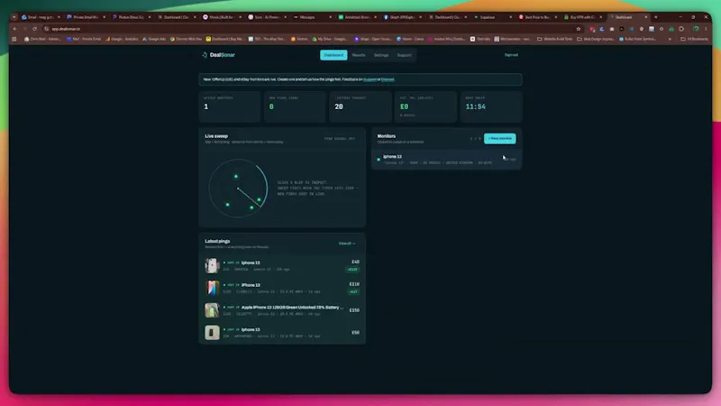 DealSonar screenshot 1 (video preview)