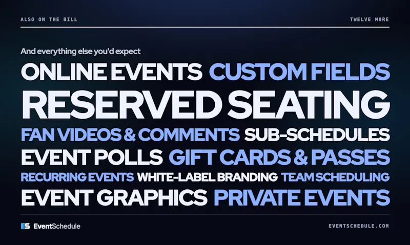 Event Schedule screenshot 10