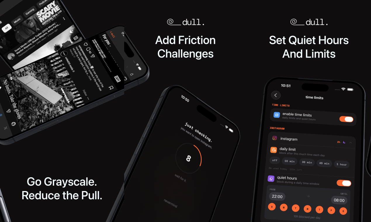 Dull — social media. less of it. gallery image
