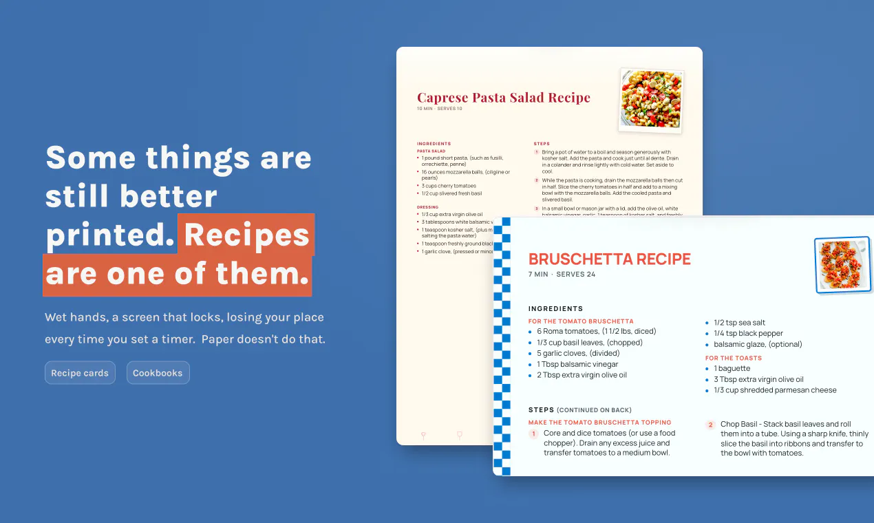 RecipePrinter gallery image