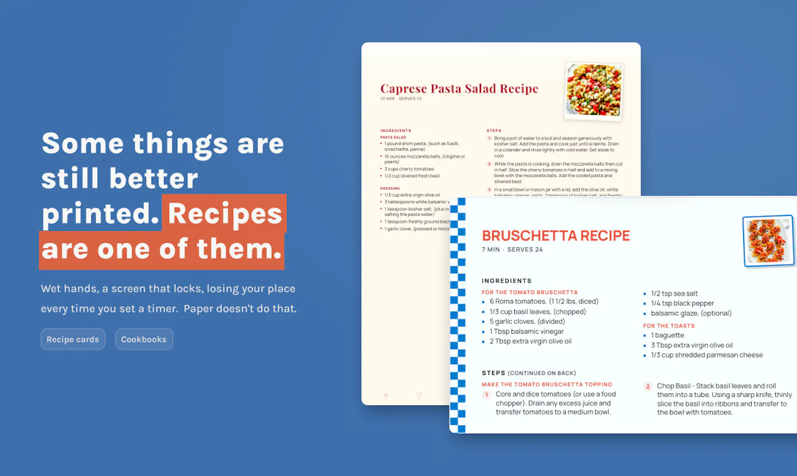 RecipePrinter screenshot 1