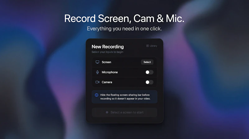 Swoop: AI Screen Recorder + Auto Zoom screenshot 3